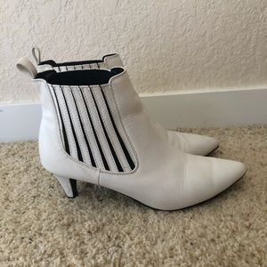 Dsw White Pointed Toe Kitten Heel Ankle 